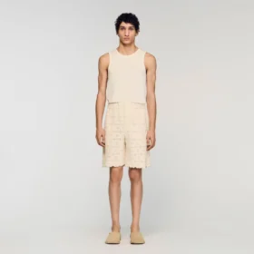 Broderie anglaise cotton shorts