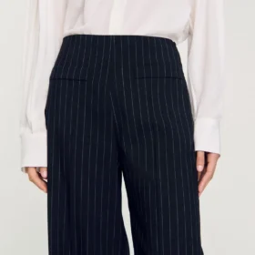 Chalk-striped trousers