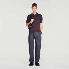 Cotton and silk polo shirt Cotton and silk polo shirt