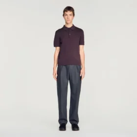 Cotton and silk polo shirt Cotton and silk polo shirt