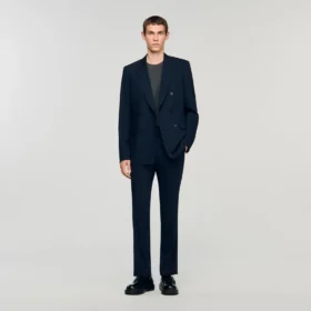 Double-breasted suit jacket