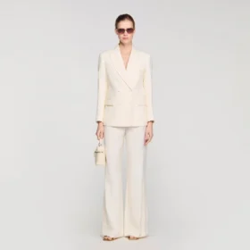 Double-breasted suit jacket