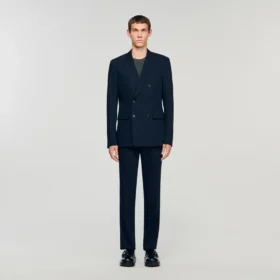 Double-breasted suit jacket