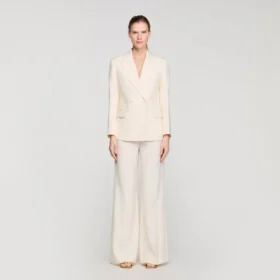 Double-breasted suit jacket