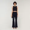 Embroidered guipure crop top Embroidered guipure crop top