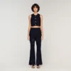 Embroidered guipure crop top Embroidered guipure crop top