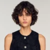 Embroidered guipure crop top Embroidered guipure crop top