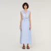 Embroidered linen maxi dress Embroidered linen maxi dress