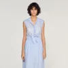 Embroidered linen maxi dress Embroidered linen maxi dress