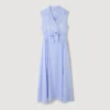 Embroidered linen maxi dress Embroidered linen maxi dress
