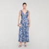 Floral print maxi dress