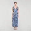Floral print maxi dress