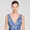 Floral print maxi dress