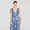 Floral print maxi dress