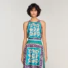Floral print maxi dress