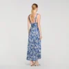 Floral print maxi dress