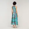Floral print maxi dress