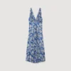 Floral print maxi dress