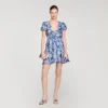 Floral print mini dress