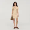 Floral print mini dress