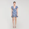 Floral print mini dress