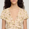 Floral print mini dress