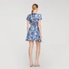 Floral print mini dress