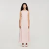 Flower jacquard maxi dress Flower jacquard maxi dress