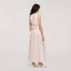 Flower jacquard maxi dress Flower jacquard maxi dress