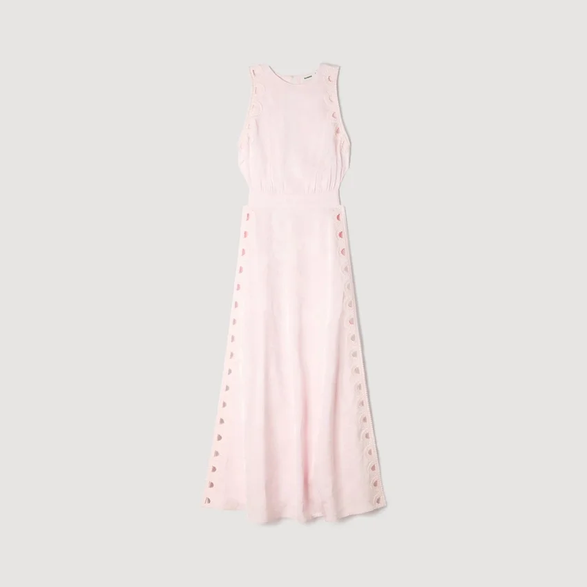 Flower jacquard maxi dress Flower jacquard maxi dress