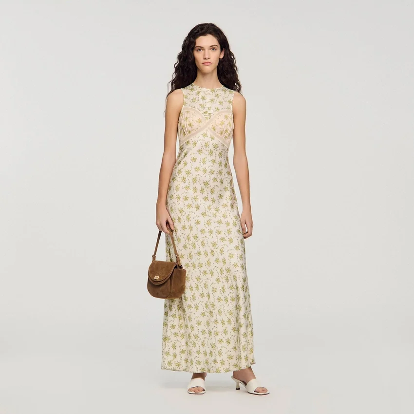 Flower print maxi dress Flower print maxi dress