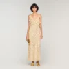 Flower print maxi dress