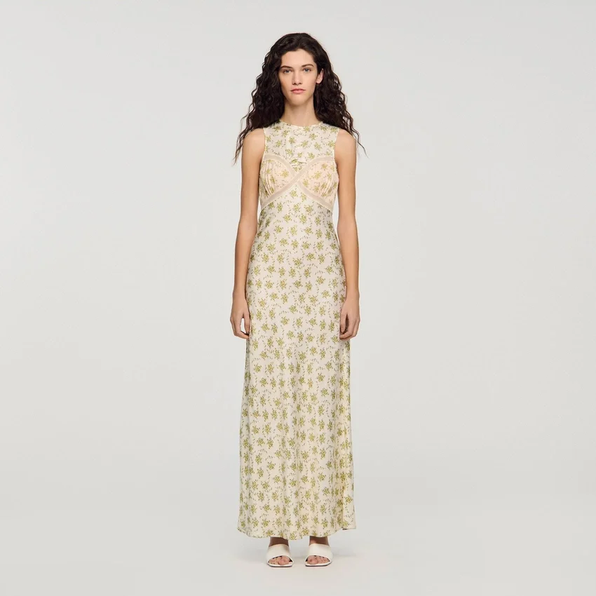 Flower print maxi dress Flower print maxi dress