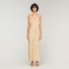 Flower print maxi dress
