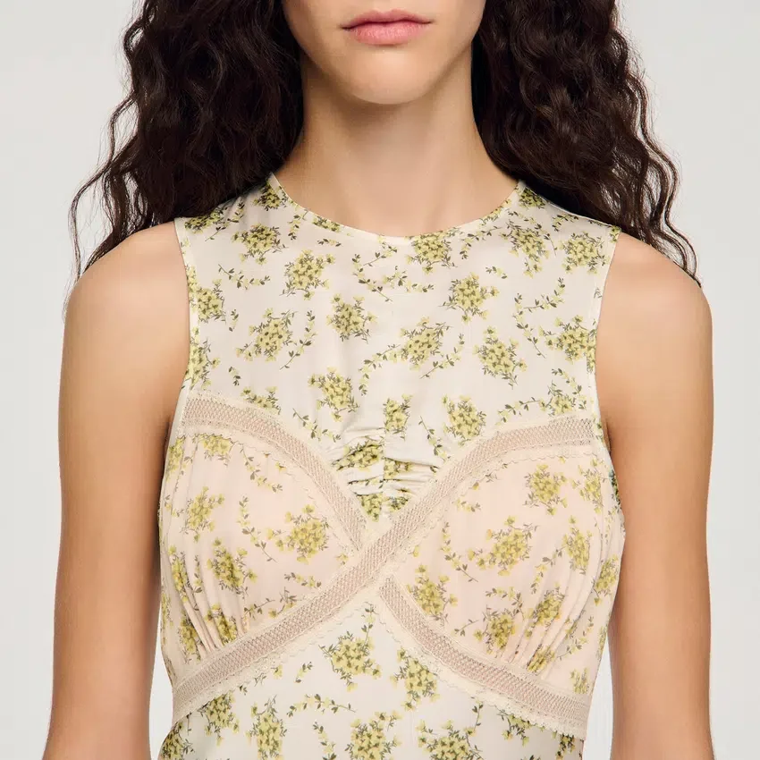 Flower print maxi dress Flower print maxi dress