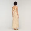 Flower print maxi dress