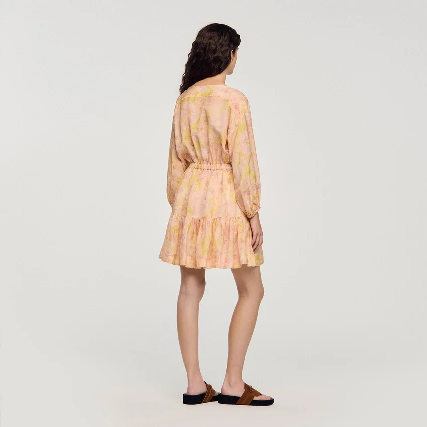 Flower print mini dress Flower print mini dress