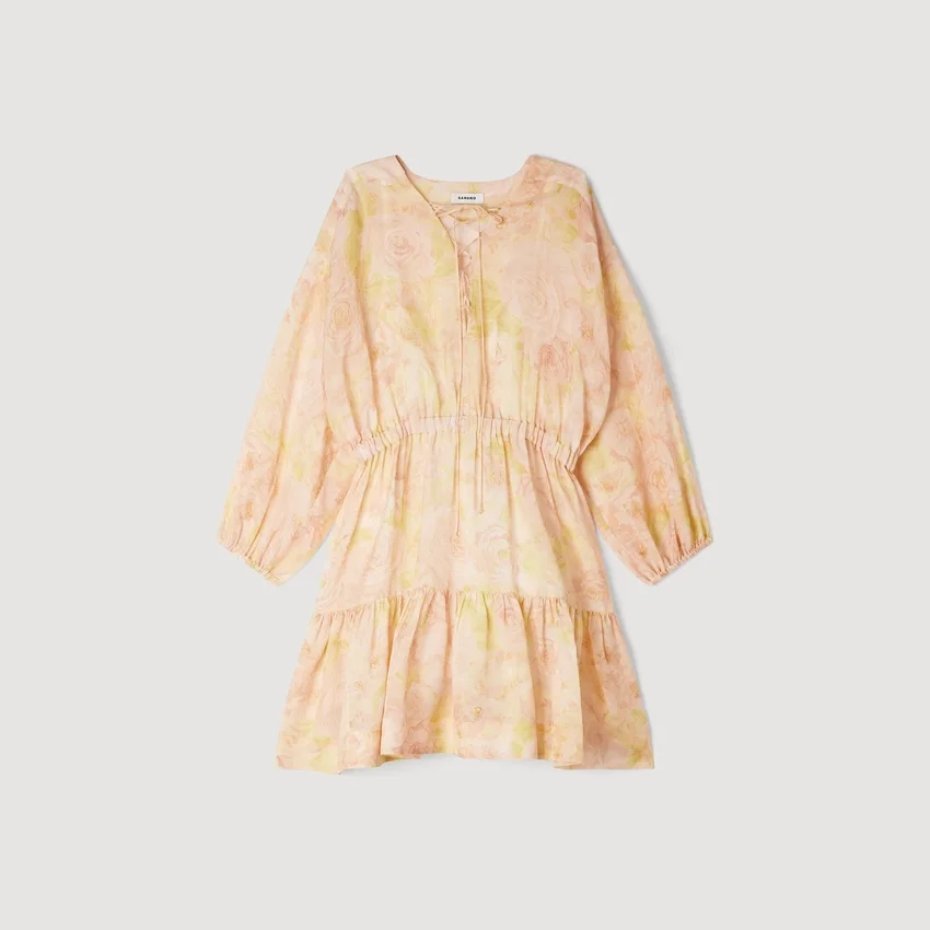Flower print mini dress Flower print mini dress