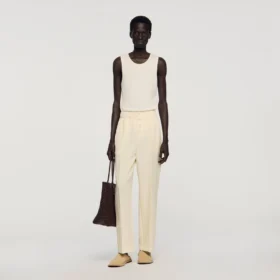 Flowing elasticated trousers