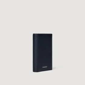 Grained leather foldable cardholder Grained leather foldable cardholder