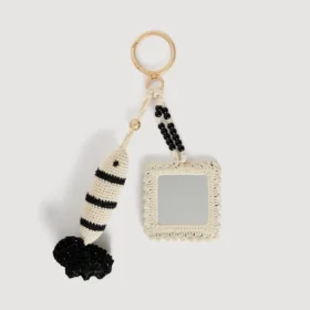 Hand crochet keyring