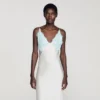 Lingerie-style maxi dress