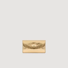 Mambo metallic leather clutch Mambo metallic leather clutch