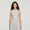 Maxi dress with lace details Maxi dress with lace details