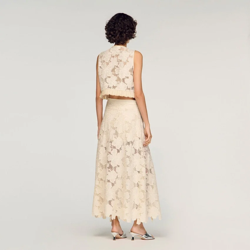 Maxi guipure skirt Maxi guipure skirt