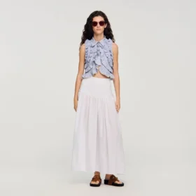 maxi poplin skirt with ties 1 280x280 - Maxi poplin skirt with ties