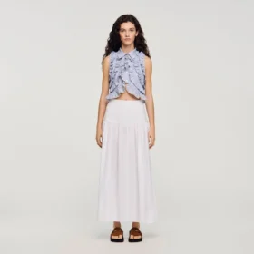 maxi poplin skirt with ties 2 280x280 - Maxi poplin skirt with ties