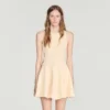 Mini floral jacquard dress