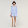 Mini striped cotton dress Mini striped cotton dress