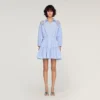 Mini striped cotton dress Mini striped cotton dress